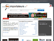 Tablet Screenshot of les-importateurs.ch